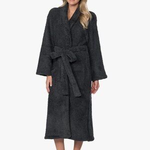 Barefoot Dreams CozyChic Adult Robe Slate Blue Size 2
